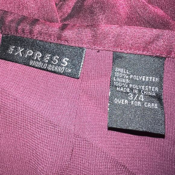 Express Vintage Juniors 3/4 Gypsy Fairy Goth Embroidered Beaded Lined iridescent - Picture 8 of 9